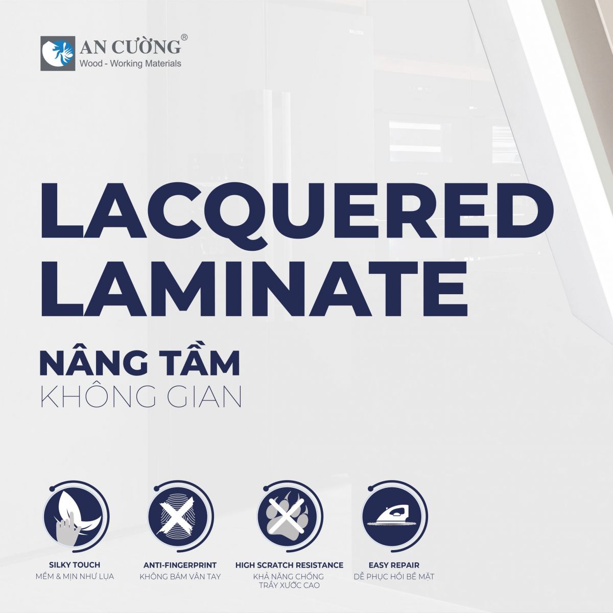 Ưu điểm của tấm Laminate Lacquered An Cường